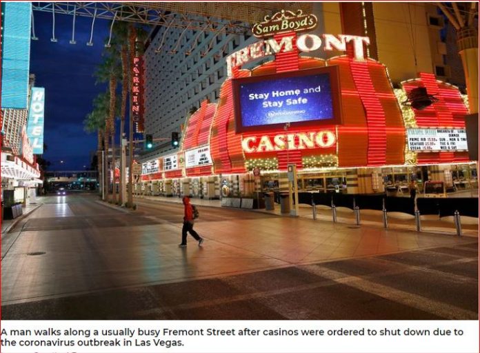 Las Vegas casinos to reopen with social distancing