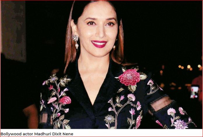 Madhuri Dixit dances with a candle to spread positivity