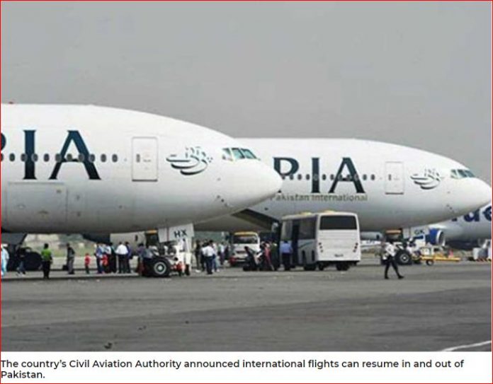Pakistan allows international flights to resume
