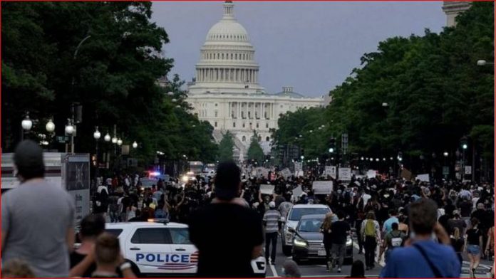 White House on lockdown as protests escalate across US