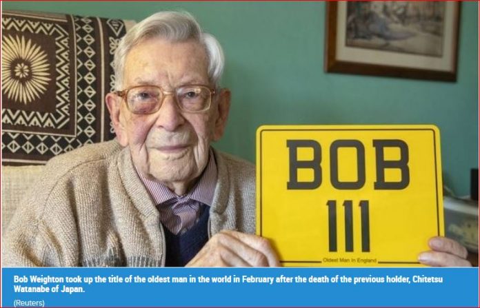 World's officially oldest man dies in UK aged 112