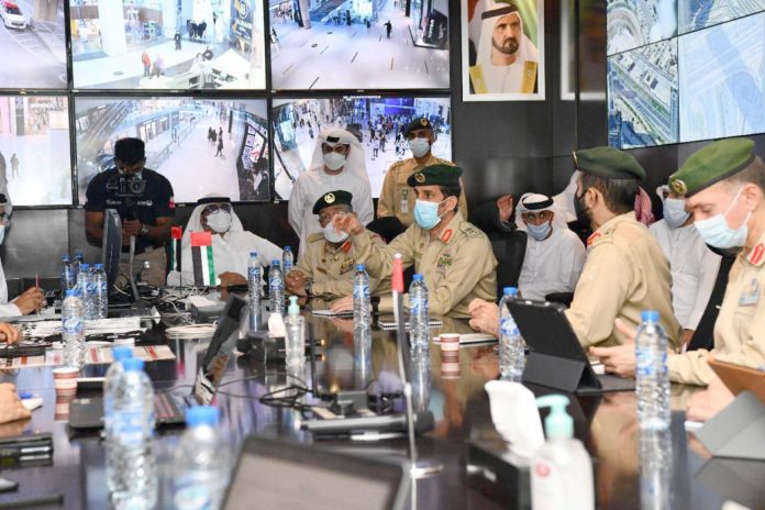 Dubai Police chief inspects Burj Khalifa and Sheikh Mohammed bin Rashid Boulevard operations room for New Year's Eve celebrations