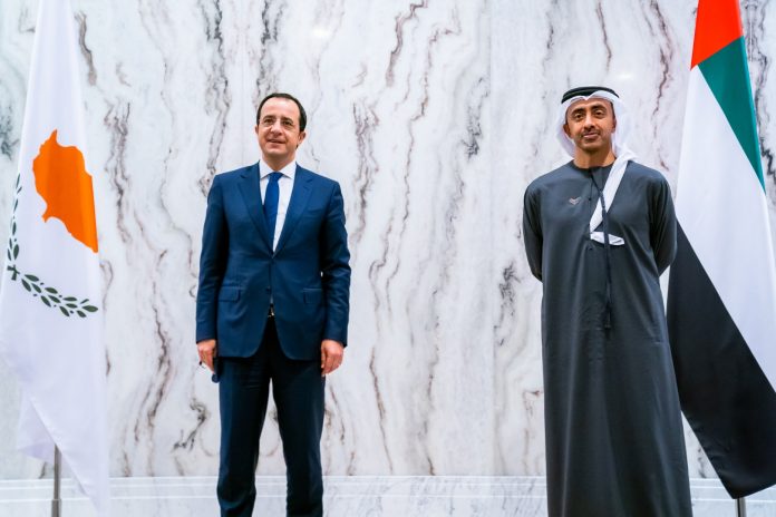 UAE: Abdullah bin Zayed, Cyprus foreign minister review cooperation