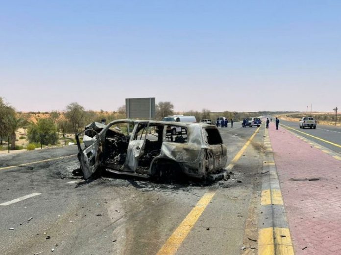 Five killed in two-vehicle crash in Abu Dhabi