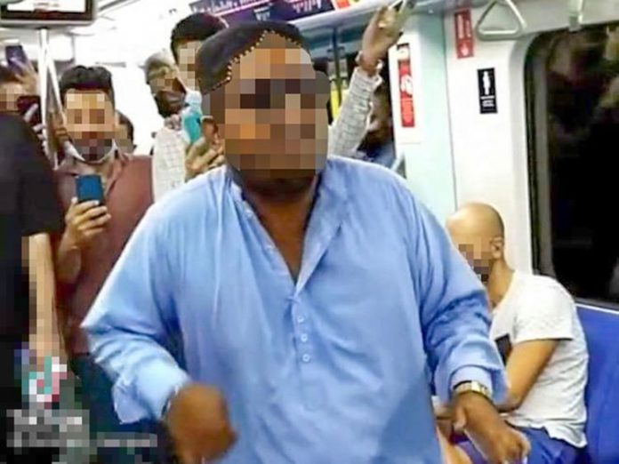 Dubai Police arrest a man for dancing in Metro without a mask