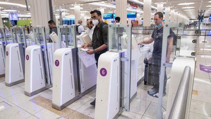 Now the traffic process will be done through 5 smart gates at DXB Terminal